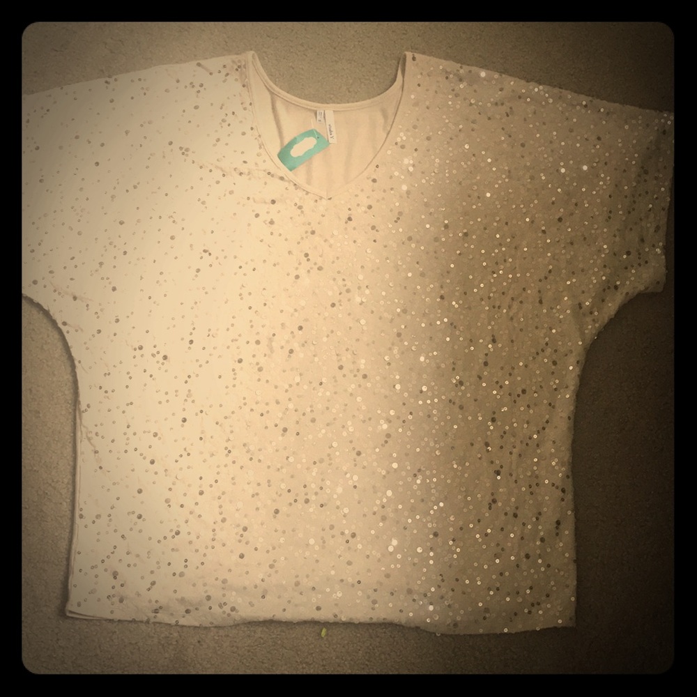 Brand new with tags sequin Maurice’s shirt!